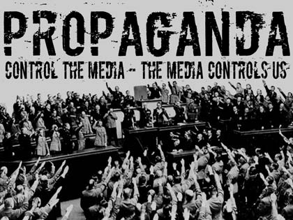 Image result for Image of media space for propaganda